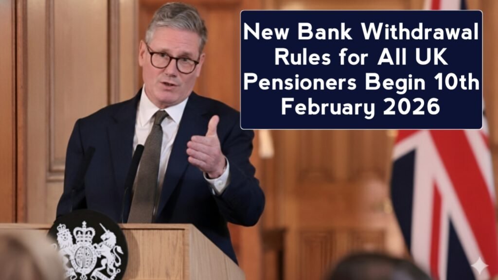 New Bank Withdrawal Rules for UK Pensioners February 2026