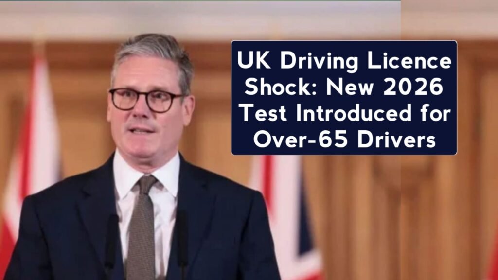 UK driving licence test for over-65 drivers 2026